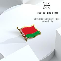 Belarus Flag Lapel Pin - Enamel Metal National
