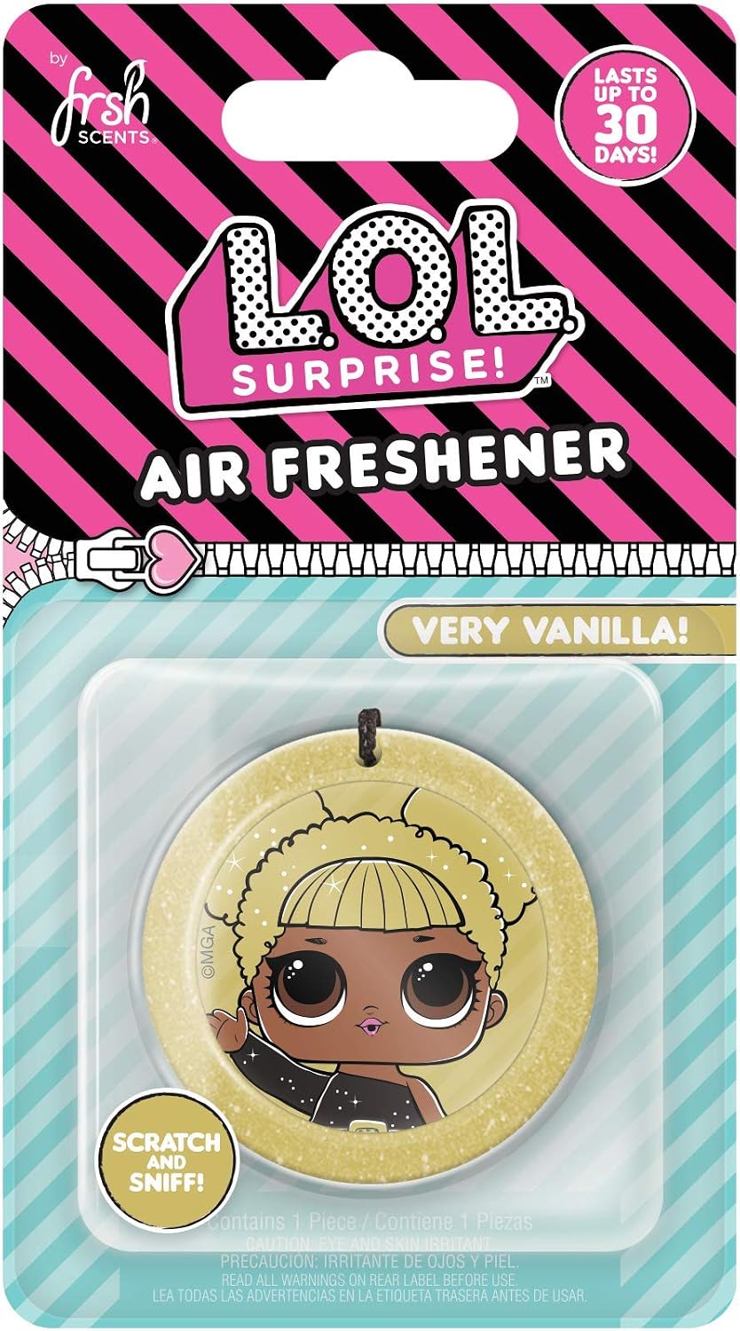 L.O.L. Surprise! 3D Disc MC Swag, Air Freshener, Very Vanilla
