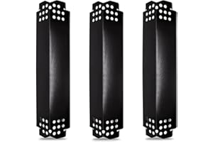 Criditpid Barbecue Heat Plate Shields Replacement Parts for Nexgrill 720-0925S 720-0864 720-0864M, Porcelain Steel BBQ Heat T