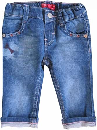 CHIPIE - Jean toile denim stretch bleu stoné Chipie: Amazon.es: Ropa