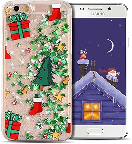 Immagini Natale Iphone 6.Spiritsun Cover Iphone 6 Case Iphone 6s Custodia Hard Pc Christmas Case Cover Bling Bling Case Elegante Flowing Natale Regalo Phone Cover Case Per Iphone 6 6s 4 7 Pollici Amazon It Elettronica