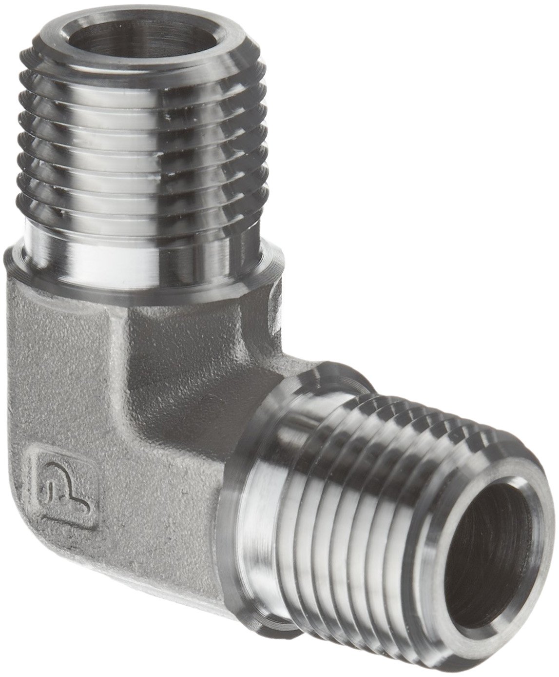 Parker 6 6 mess 316 de acero inoxidable Pipe Fitting, 90 Degree codo