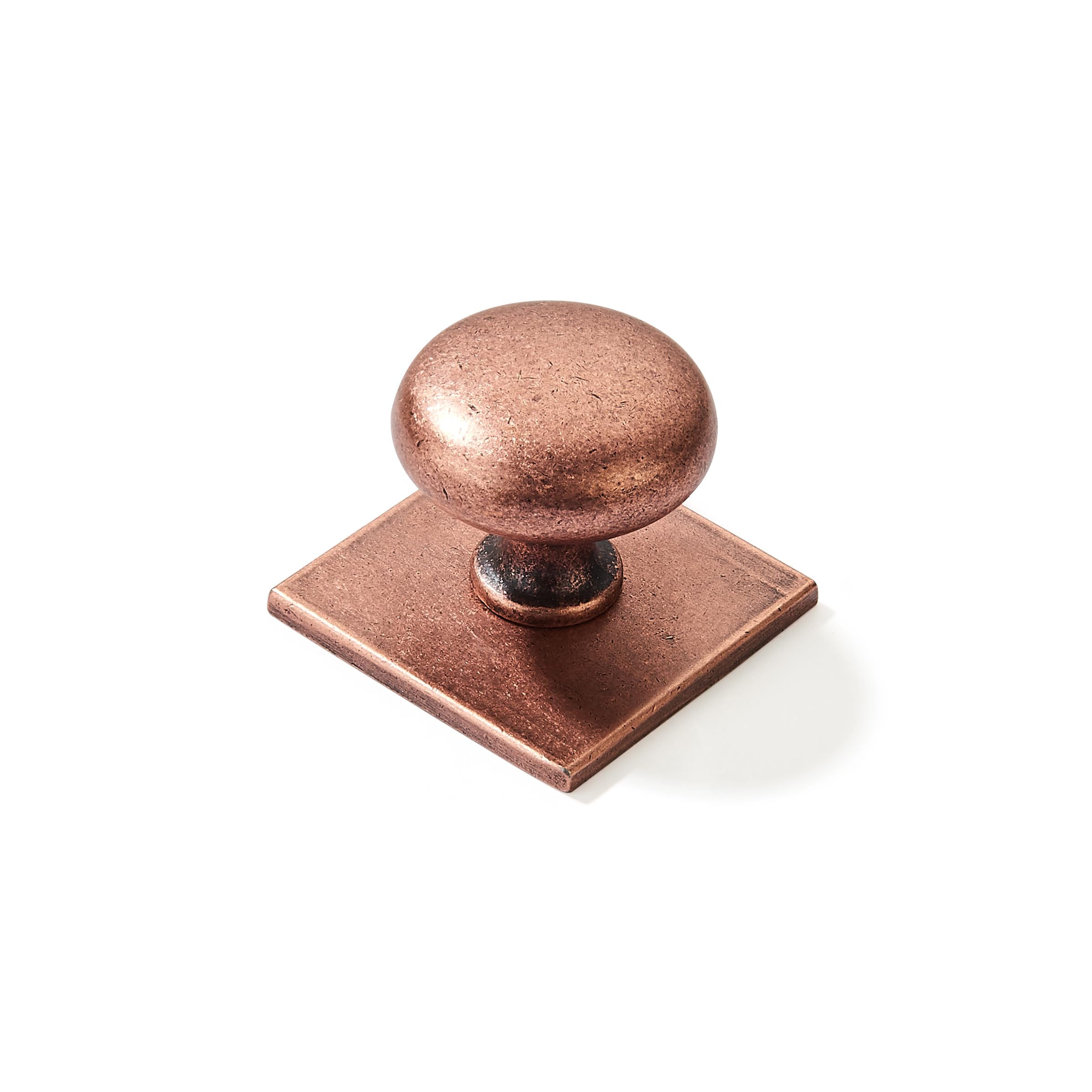 Photo 1 of khtumeware 2 Pack 1-1/2 Inch Antique Copper Cabinet Knobs with Vintage Backplate - for Drawers, Cabinets & Bi-Fold Doors