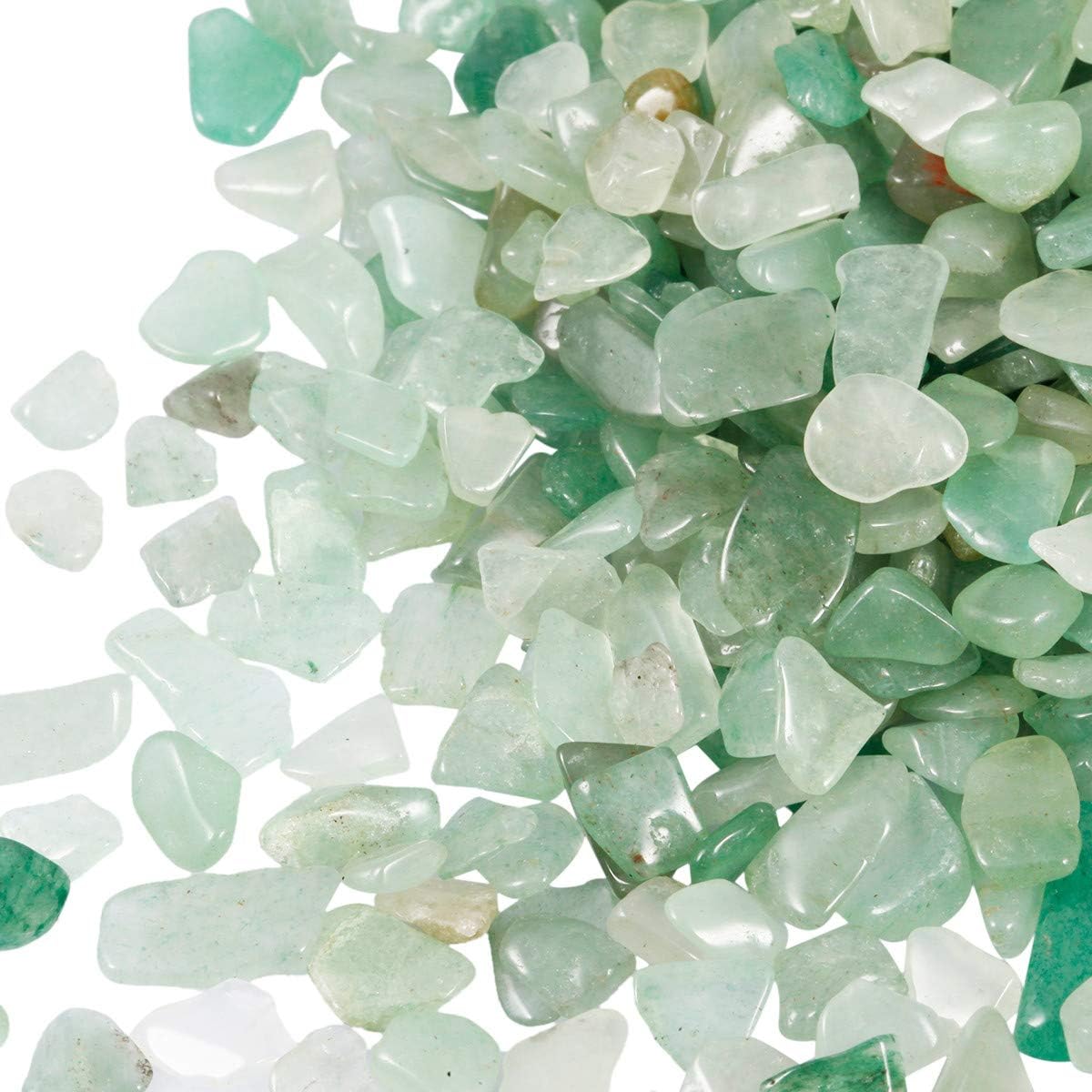 Nupuyai 1 lb Tumbled Green Aventurine Crystal Chips Stone, Crushed Irregular Shape Healing Reiki Crystal Stone for Home Decoration - Image 3