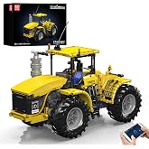 Mould King 17081 Tractor Technique Building Set, 4x4 Toy Car, Challenger Articuated Tractor Construction Vehicle Toys, DIY Engineering Model Sets for Age 14+/Adult(1300 Pieces)