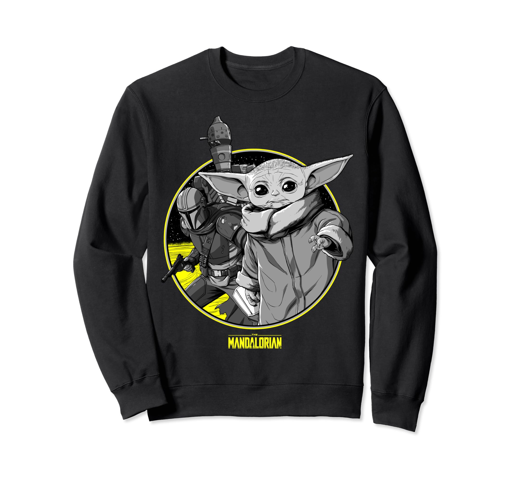 Star Wars The Mandalorian The Child IG-11 Group Shot Sweatshirt
