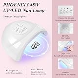 Phoenixy Gel Nail Kit 72 Effects 24 Colours UV Lamp Manicure Set Gift view 3