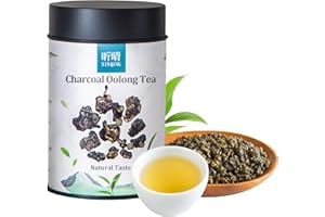 XINQING Xin Qing Black Dragon Oolong Tea Dragon Oolong Tea Black Ulong Tea Taiwan High Mountain Oolong Tea Loose Oolong Loose Leaf Oolong Tea Taiwan Gaoshan Ulong Tea Taiwanese Oolong Tea 75g