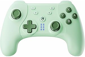 ECHTPower Wireless Switch Controller, Switch Pro Controller for Nintendo Switch/Nintendo Switch 2/PC/Android/iOS, Gaming Controller for Hall Effect Joysticks, Macro Buttons, 6-Axis Gyro, Vibration, Turbo, Wake-Up