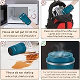 Aolieh Travel Mug 380 ml Insulated Stainless Steel Leak-Resistant Blue view 5