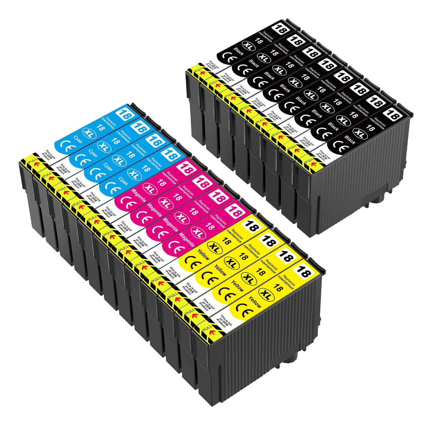 20 Pack 18XL Ink Cartridges Multipack Compatible for Epson 18 XL for Epson Expression Home XP-322 XP322 XP-305 XP305 XP-312 XP312 XP405 XP-202 XP-215 XP-415 XP-422 XP-405 XP-225 XP-412 XP-425 Printer