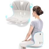 curble Wider &ndash; Ergonomic Desk Chair Seat Cushion, Everyday Passive Posture Trainer for Work from Home, Office &amp; Car, Breathable Lumbar Support