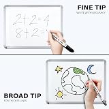 Smart Panda 12 Whiteboard Pens Dual Tip Broad Fine Dry Erase Markers view 4