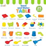 abeec Sand And Water Table 25pc with Stool Toddlers 18m+ Outdoor Toys view 2