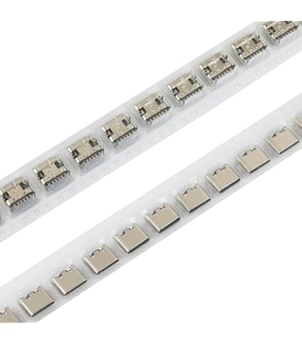 Connecteur USB Type-C Femelle 16 Broches Pour PCB - 5 Pièces - Pour Charge Rapide Et Montage DIY