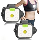 Running Light, 2Pack Reflective Safety Light for Runners, USB Rechargeable LED Light, Clip On Running Lights with…