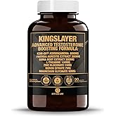 Zeta Chad Labs Kingslayer: 7-in-1 Testosterone Booster for Men w/KSM-66, Fadogia, Suma Root, L-Theanine, Zinc, Boron, Magnesium – Muscle, Energy, Libido & Focus