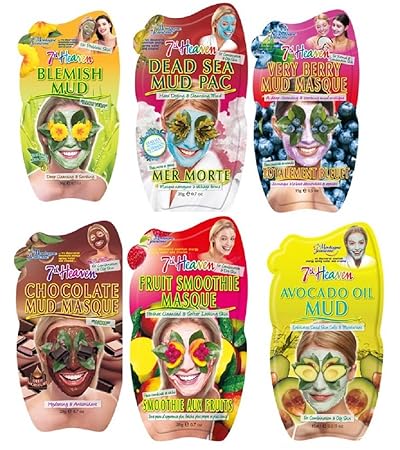 Montagne Jeunesse Set Di Sacchetti Di Maschere Per Il Viso 6 Pz