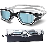 OOPFUN Swimming Goggles Adult Swim Goggles for Men Women Anti Fog Anti UV No Leakage Clear Vision