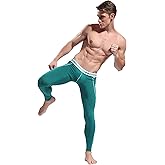 ARCITON Men's Low Rise Leggings Long Johns Thermal Pant