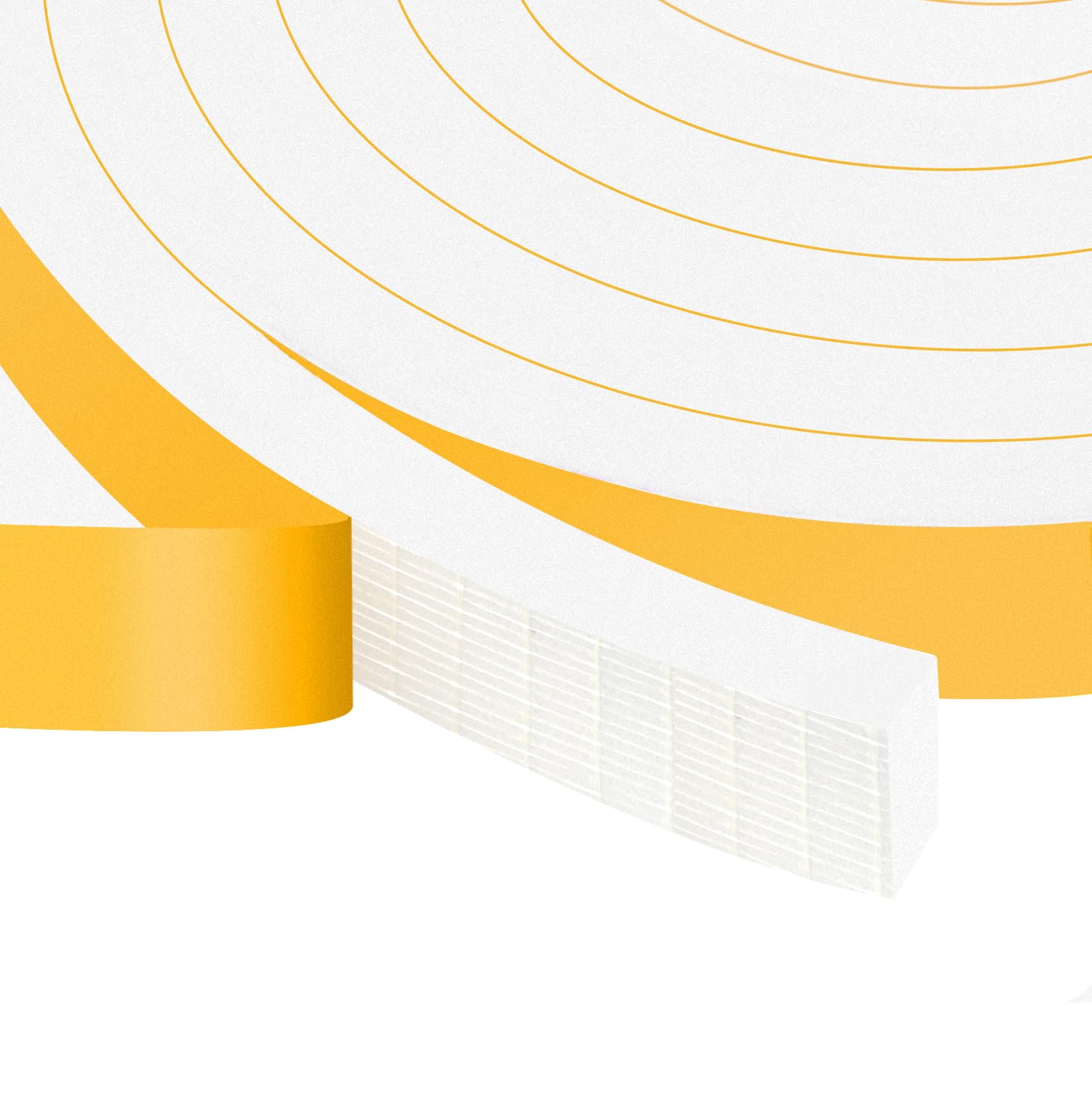 YIMIKI Foam Tape for Weatherproofing & Soundproofing, Closed Cell Home Window & Door Insulation Foam Tape, 4M Long