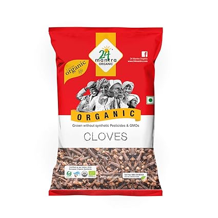 24 Mantra Organic Cloves/laung, 50g