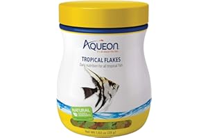 Aqueon Natural Tropical Fish Food Flakes, 1.02 oz