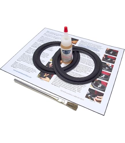 Springfield Speaker 5.25" Foam Surround Repair Kit – Infinity Compatible – 4 Pack (4A525-01), USA Made