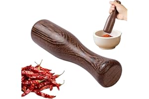 Pestle Only,Small Wooden Non-Slip Masher | Vegetable Fermenting Pestle Kitchen Tool | for Meat Vegetable Cabbage Pickle Food 