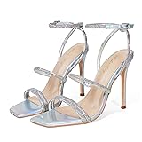 Elisabet Tang 4 inch Stylish Ankle Strap Stiletto