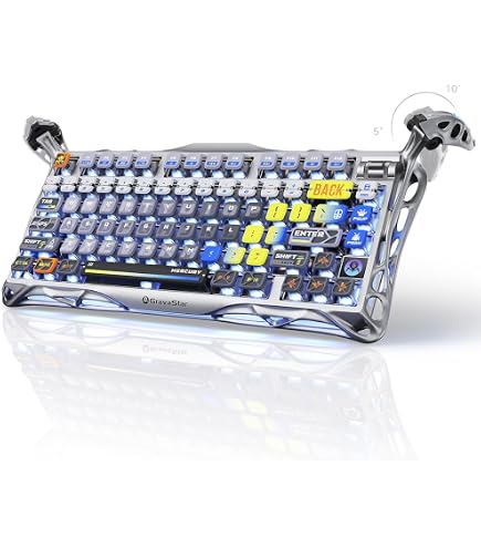 Amazon.com: GravaStar Mercury K1 Lite Mechanical Gaming Keyboard