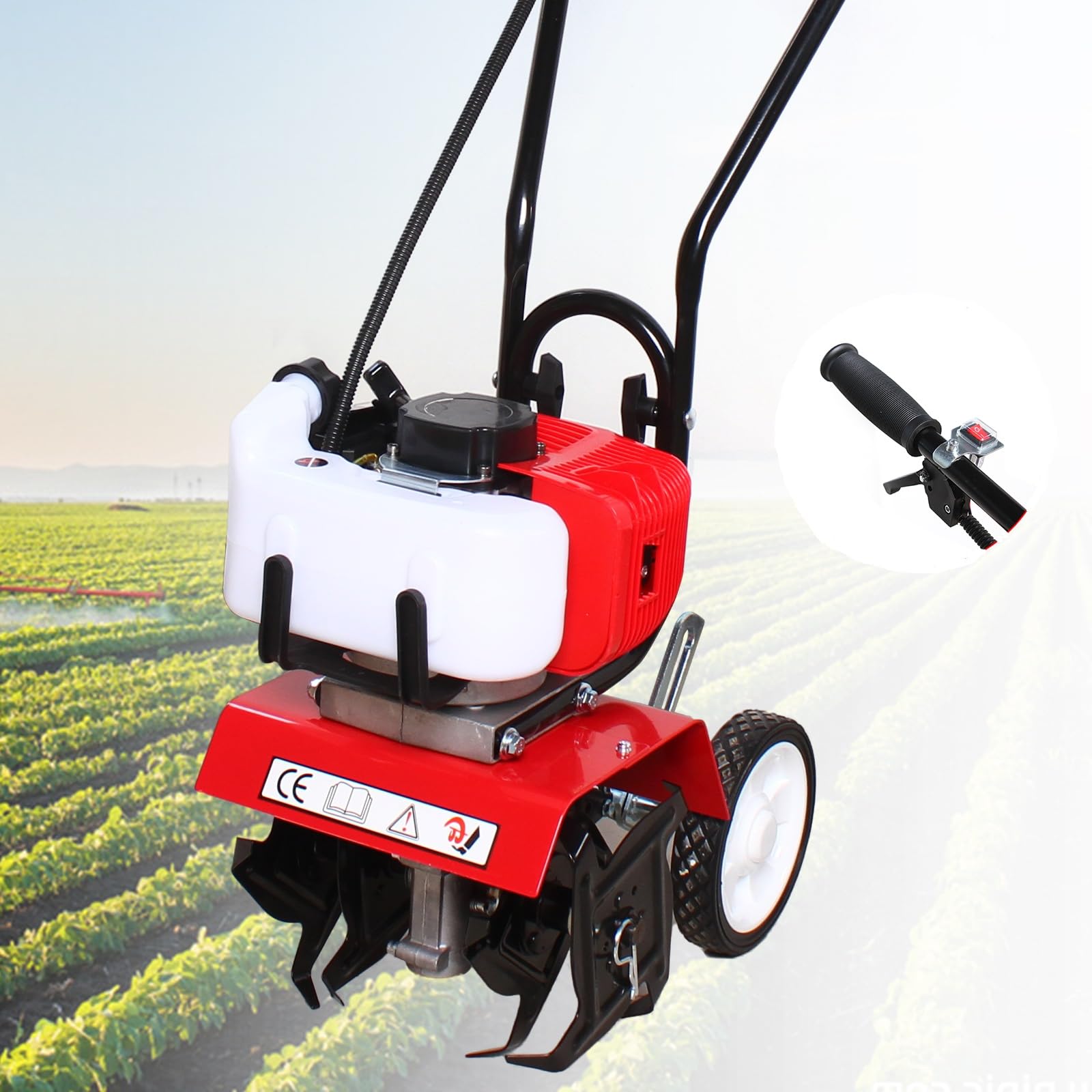 Mua 1.9KW air-Cooled Two Stroke Cultivator Land Reclamation Micro ...