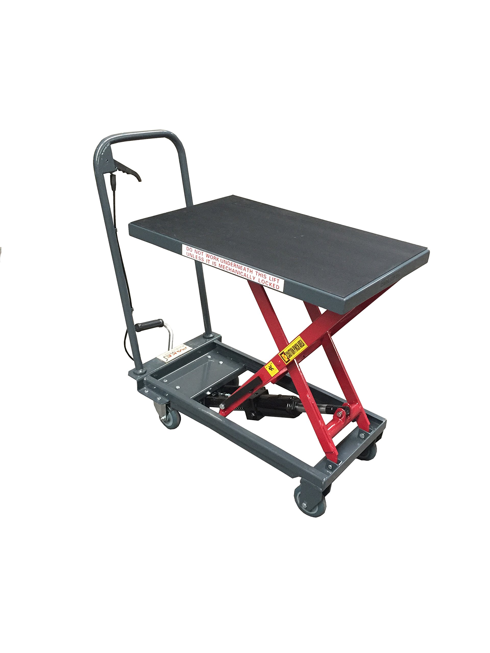 Amazon.com: Pake Handling Tools - Hydraulic Manual Scissor Lift Table,  500lbs (