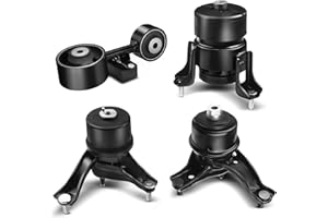 CARORAV Set of 4,Engine Motor Mount Compatible with 2007 2008 2009 2010 2011 Toyota Camry 2.4L Automatic Transmission, Replaces for A4207 A4211 A4274 A62009