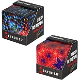Shashibo DODECA Magnetic Puzzle Cube Bundle, The Chameleon and Fire Goddes | 100+ Possible Shapes, Sensory Fidget Toy For Adults &amp; Kids, Fun Shape Shifting Puzzle Box For All Ages