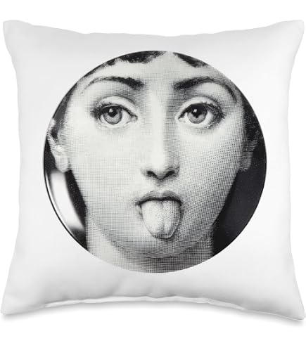 Amazon.com: Lina Cavalieri Fornasetti Throw Pillow : Home & Kitchen