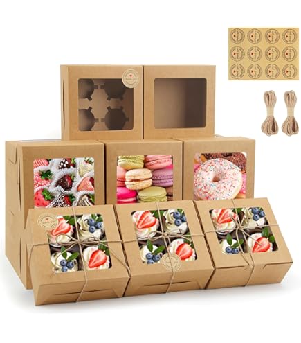 Lot De 80 Sacs à Biscuits En Cellophane Translucide Pour Emballage, Pâtisserie, Cadeaux, Biscuits, Boulangerie, Pain, Bonbons, Chocolat Avec Autocollants Et Ruban (8,9 X 22,6 Cm