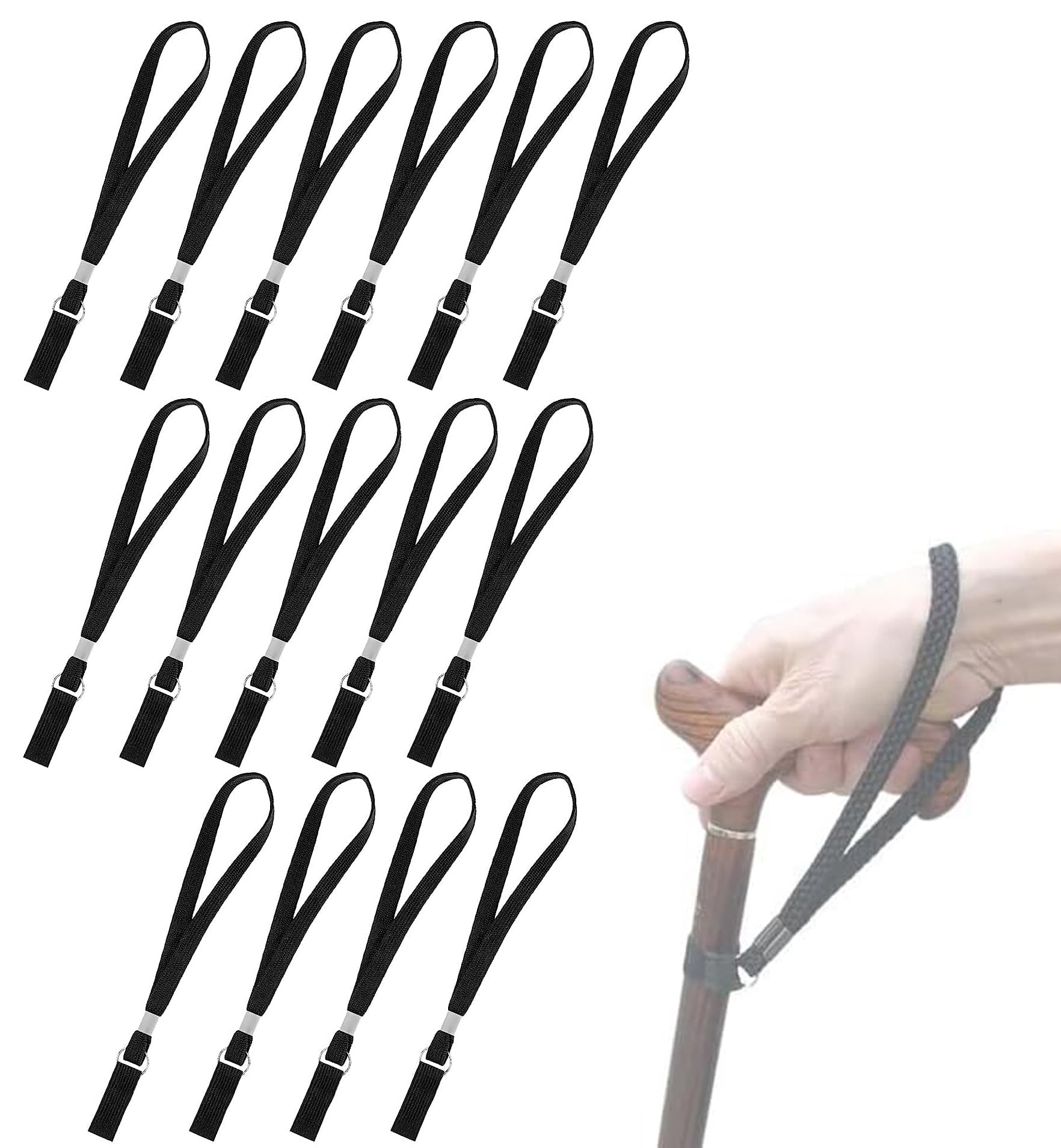 15 x Crutch Wrist Strap for Walking Sticks, Walking Sticks, Accessories for Hiking Crutches