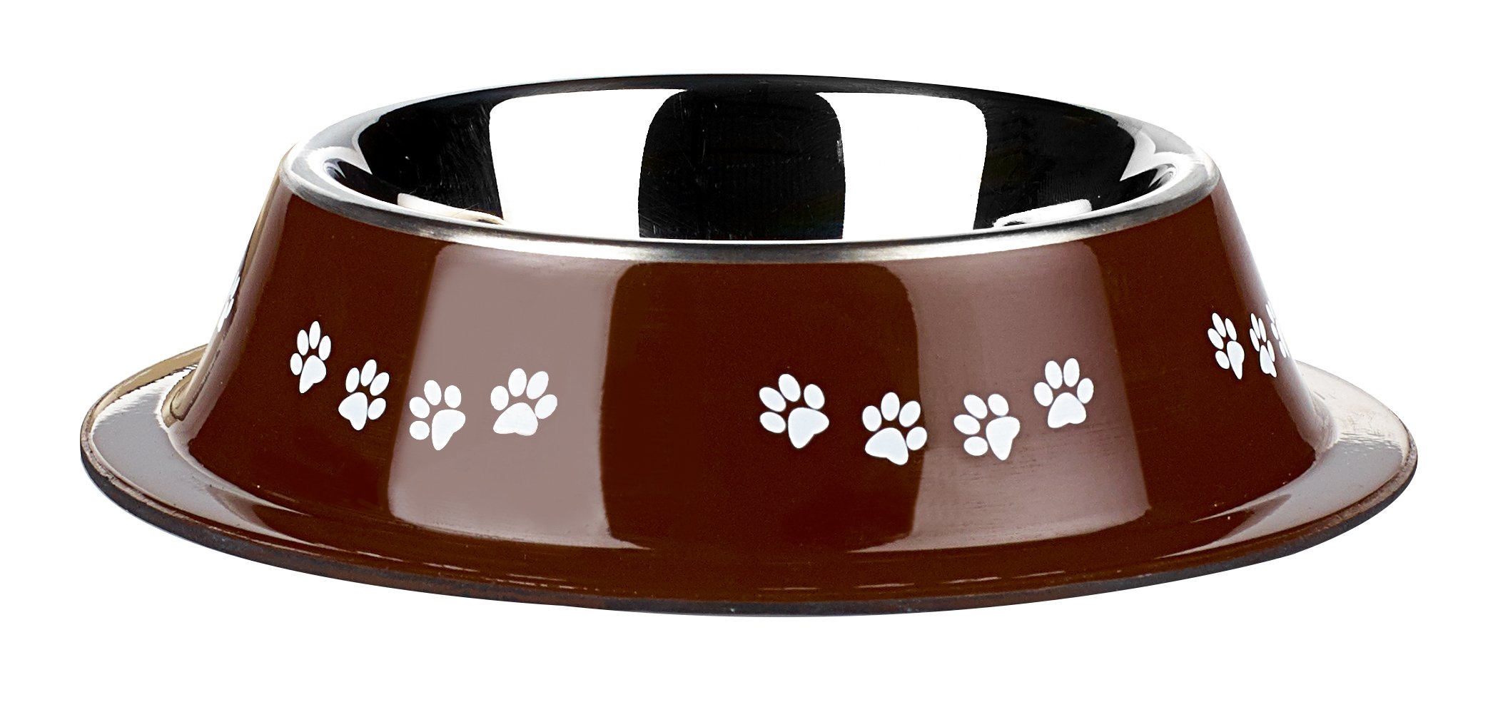 Classic Pet Products Classic Posh Paws Non Tip Dish, 500 ml, Chocolate