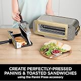 Ninja Stone Gold 3-in-1 Toaster Grill Panini Press Flip Design 7 Functions UK view 5