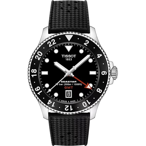 TISSOT SEASTAR 1000ブラック 腕時計 Tissot Seastar 1000 Powermatic 80 40mm Automatic Watch 300m Water