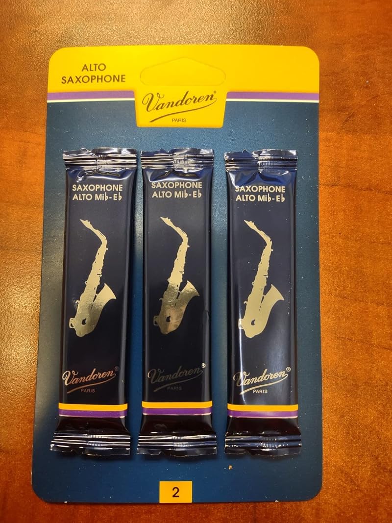 Vandoren Reeds Alto Sax 2 Traditional 3 Pack Brand New Alto Saxophone Reeds