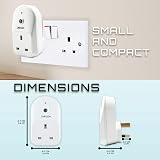 Uni-Com Security Timer Programmable Mains Plug for Lights Appliances view 2