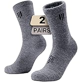 Juclise Alpaca Wool Micro Crew Hiking Socks Midweight Moisture Wicking Anti-blister Cushioned