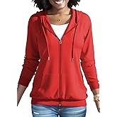 Nimsruc Zip Up Hoodies For Women Long Sleeve Casual