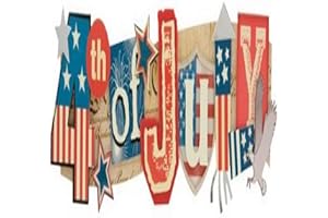 Karen Foster Design 00588, Scrapbooking and Craft Embellishment Stacked Statement, Patriotic 4th of July