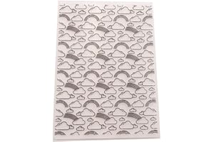 LZBRDY 5 by 7 Inches Cloud Rainbow Plastic Embossing Folders for Scrapbooking Paper-Card Christmas Embossing Folders