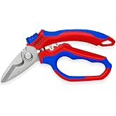 KNIPEX Tools 95 05 20 US Angled Electricians' Shears, 6-1/4"