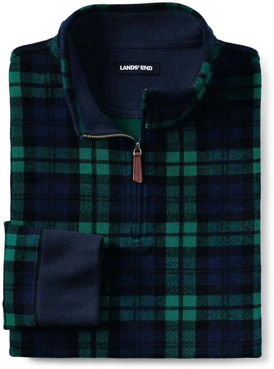 Lands End Mens Print Bedford Rib 