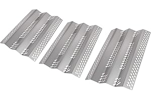 ZLJOINT Heat Plate for AOG 24NB, 24NG, 24NP, 24PC, 30NB, 30PC, 36NB, 36PC, 24-B-06 24NB-00SP 24NP-00SP grill parts, Dyna Glo DCP480CSP Grill Replacement Parts, 3 Pcs Stainless Steel Grill Tube Burner Cover